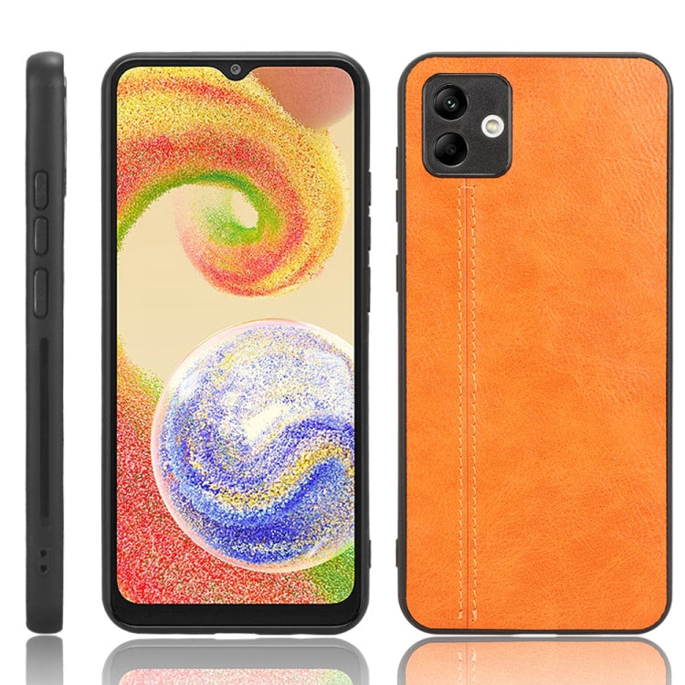 Sewing Cow Pattern Skin PC + PU + TPU Phone Case, For OPPO A17, For Xiaomi Redmi A1, For Honor X8 5G/X6 5G/Play6C, For Samsung Galaxy A04 4G, For Xiaomi Poco M4 5G, For Xiaomi Poco M5 4G