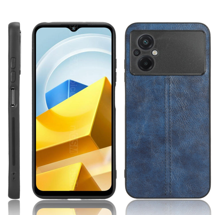 Sewing Cow Pattern Skin PC + PU + TPU Phone Case, For OPPO A17, For Xiaomi Redmi A1, For Honor X8 5G/X6 5G/Play6C, For Samsung Galaxy A04 4G, For Xiaomi Poco M4 5G, For Xiaomi Poco M5 4G