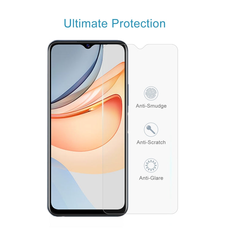 10pcs 0.26mm 9H 2.5D Tempered Glass Film, For vivo Y32s (10 PCS), For UMIDIGI A13 Pro Max 5G (10 PCS), For Samsung Galaxy A22e (10 PCS), For OUKITEL WP19 (10 PCS)