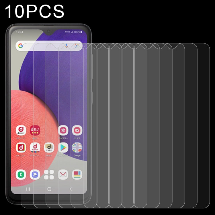 10pcs 0.26mm 9H 2.5D Tempered Glass Film, For vivo Y32s (10 PCS), For UMIDIGI A13 Pro Max 5G (10 PCS), For Samsung Galaxy A22e (10 PCS), For OUKITEL WP19 (10 PCS)