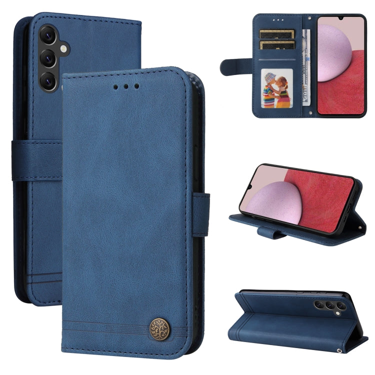 Skin Feel Life Tree Metal Button Leather Phone Case, For Huawei nova Y70 / Y70 Plus / Enjoy 50, For Huawei nova Y90 / Enjoy 50 Pro, For Honor X8 5G / X6, For OPPO A17, For Samsung Galaxy A14 5G