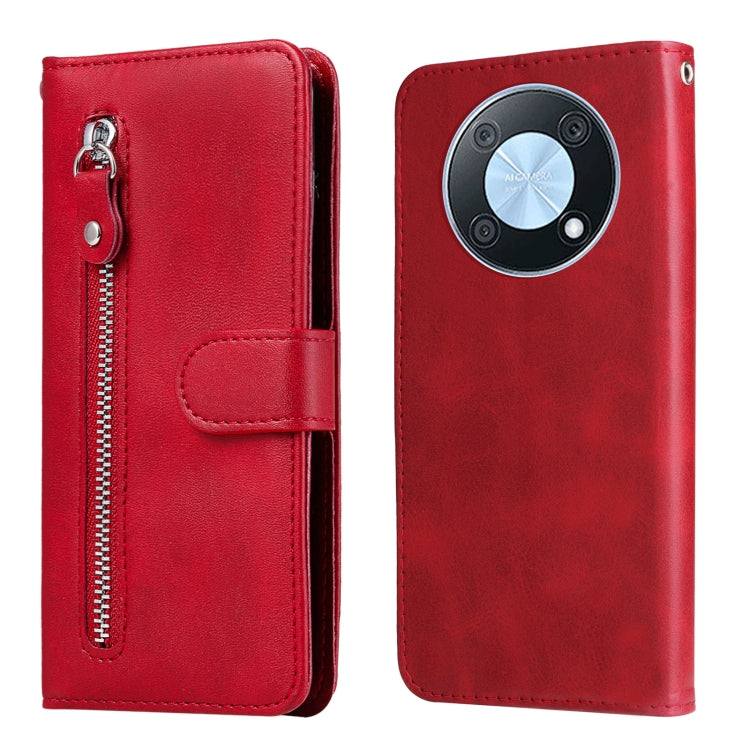 Calf Texture Zipper Leather Phone Case, For Huawei nova Y70 / Y70 Plus/ Enjoy 50, For Huawei nova Y90 / Enjoy 50 Pro, For Honor X8 5G / X6, For Samsung Galaxy A14 5G