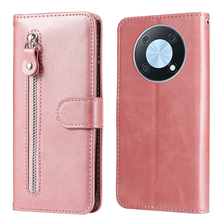Calf Texture Zipper Leather Phone Case, For Huawei nova Y70 / Y70 Plus/ Enjoy 50, For Huawei nova Y90 / Enjoy 50 Pro, For Honor X8 5G / X6, For Samsung Galaxy A14 5G