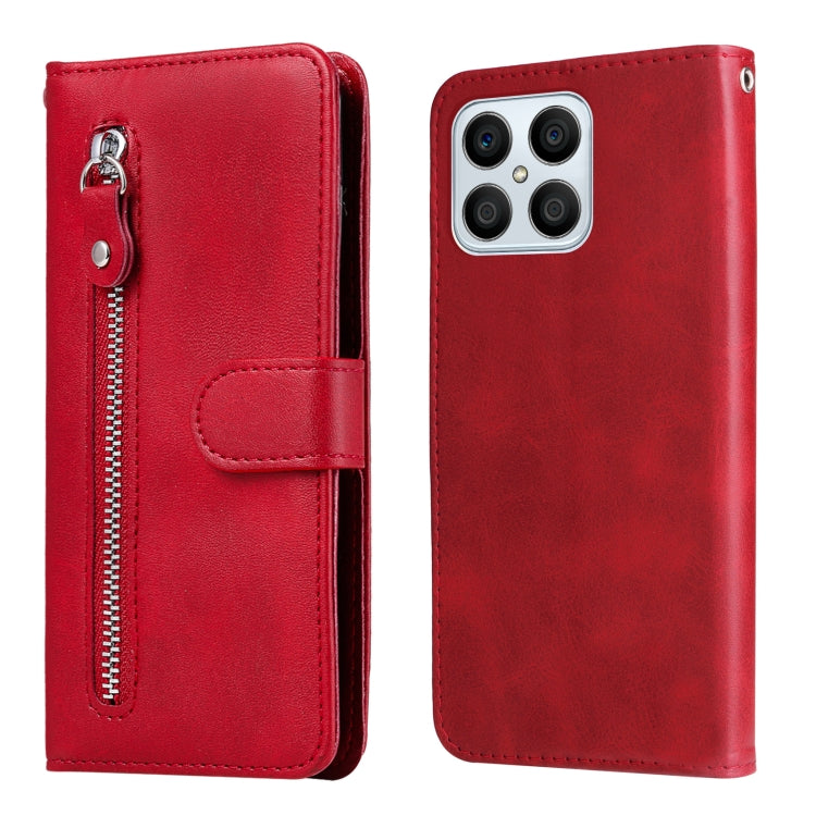 Calf Texture Zipper Leather Phone Case, For Huawei nova Y70 / Y70 Plus/ Enjoy 50, For Huawei nova Y90 / Enjoy 50 Pro, For Honor X8 5G / X6, For Samsung Galaxy A14 5G