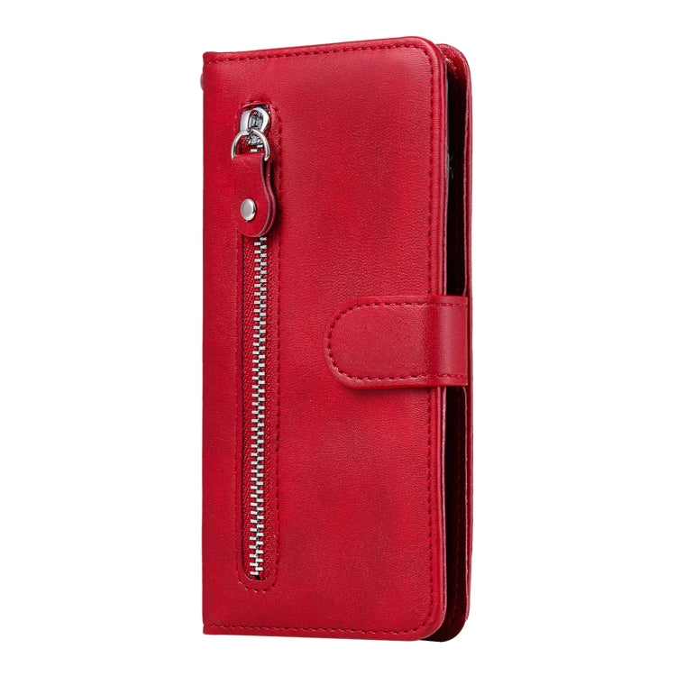 Calf Texture Zipper Leather Phone Case, For OPPO A17