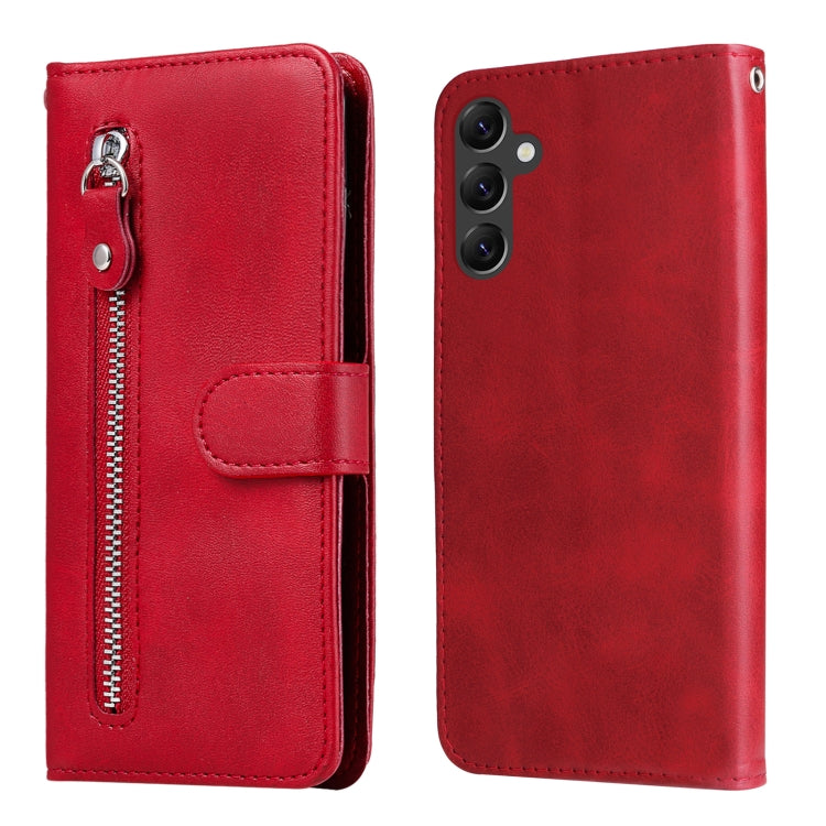 Calf Texture Zipper Leather Phone Case, For Huawei nova Y70 / Y70 Plus/ Enjoy 50, For Huawei nova Y90 / Enjoy 50 Pro, For Honor X8 5G / X6, For Samsung Galaxy A14 5G