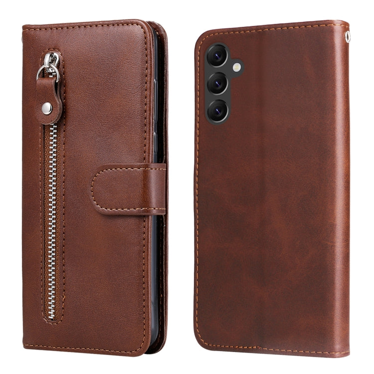 Calf Texture Zipper Leather Phone Case, For Huawei nova Y70 / Y70 Plus/ Enjoy 50, For Huawei nova Y90 / Enjoy 50 Pro, For Honor X8 5G / X6, For Samsung Galaxy A14 5G