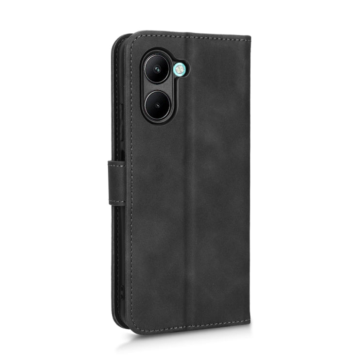 Skin Feel Magnetic Flip Leather Phone Case