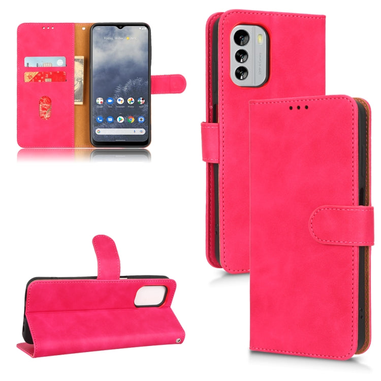 Skin Feel Magnetic Flip Leather Phone Case