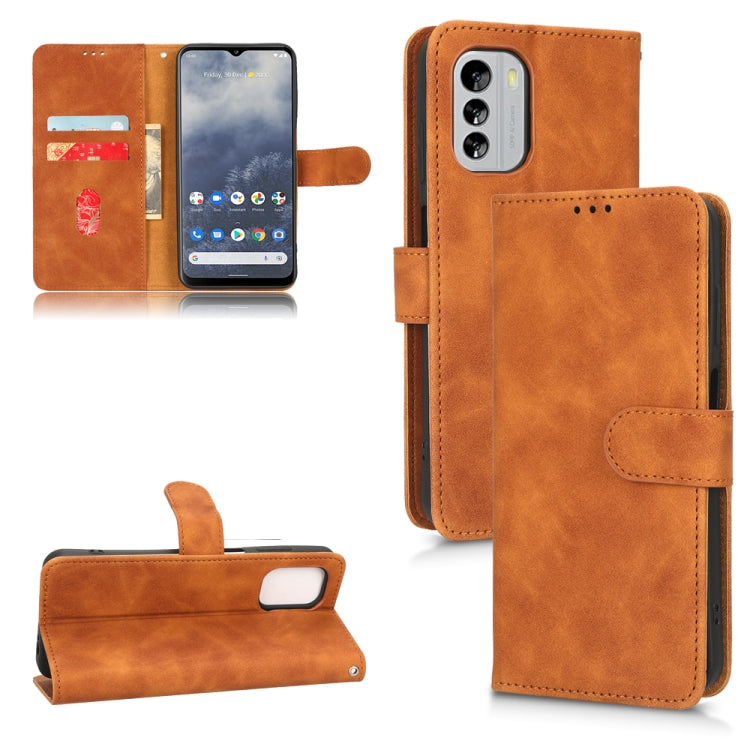 Skin Feel Magnetic Flip Leather Phone Case