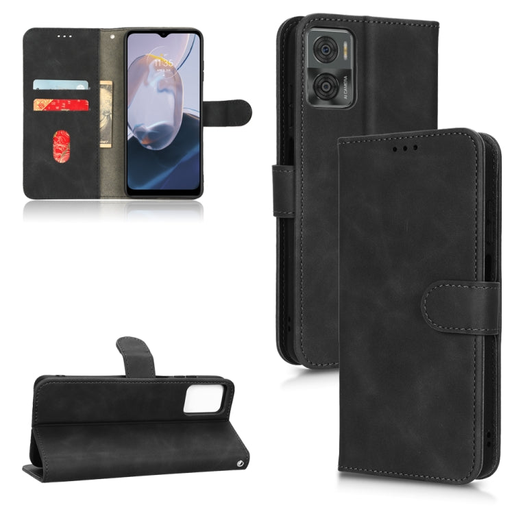 Skin Feel Magnetic Flip Leather Phone Case