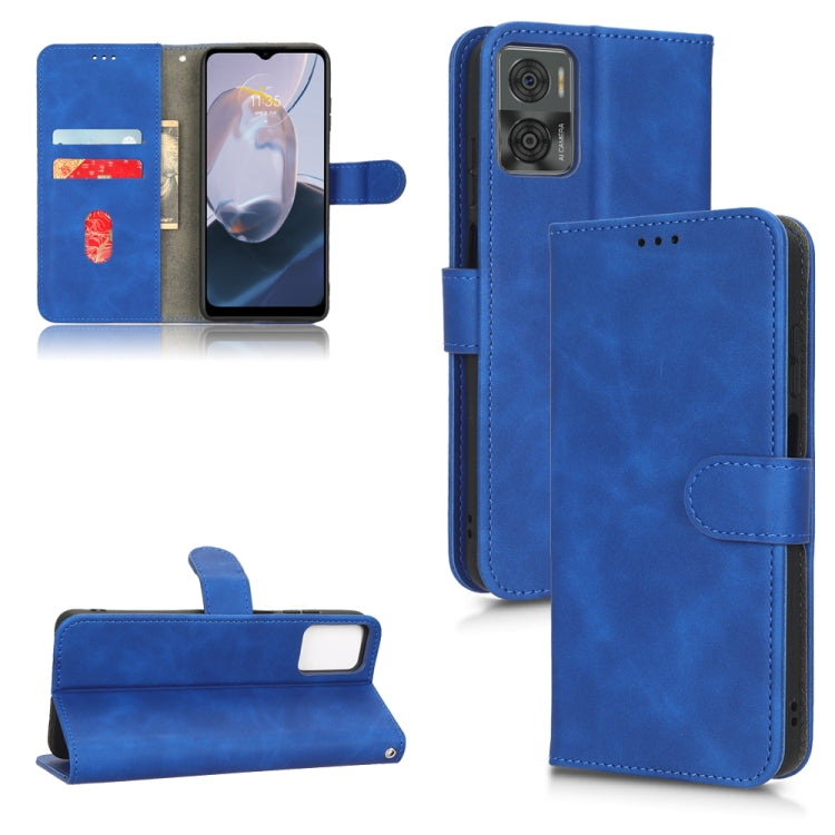 Skin Feel Magnetic Flip Leather Phone Case