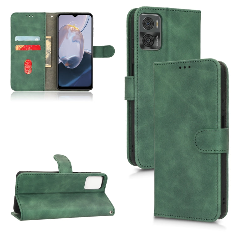 Skin Feel Magnetic Flip Leather Phone Case