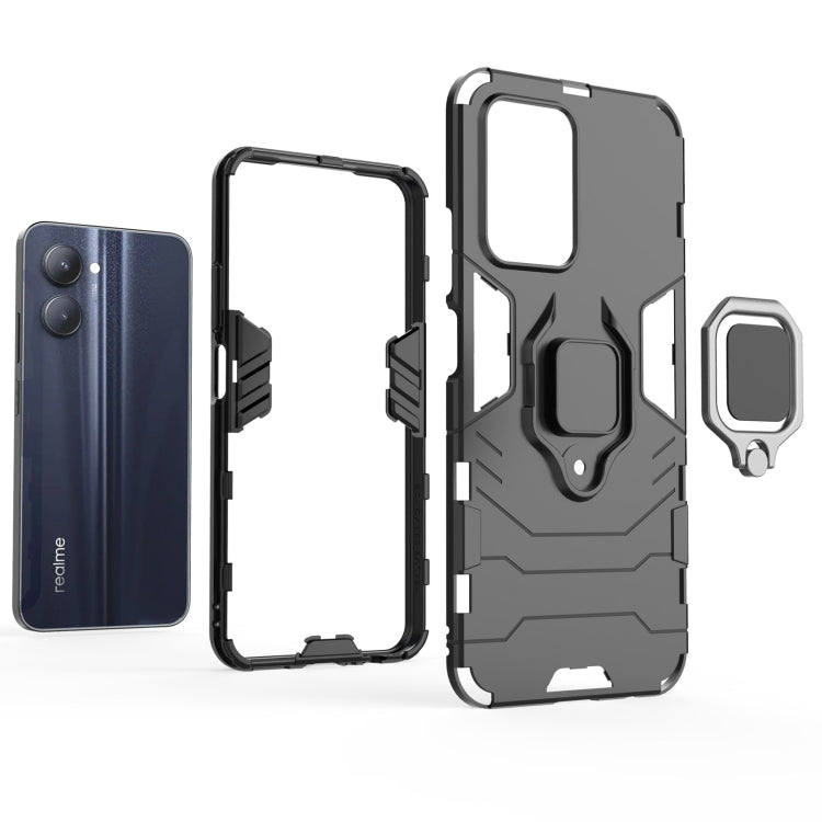 Magnetic Ring Holder PC + TPU Phone Case, For Realme C33 4G, For Honor X8 5G, For Samsung Galaxy A04 4G