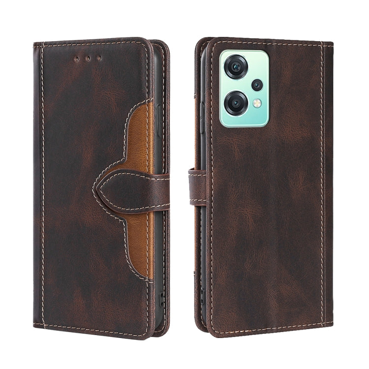 Skin Feel Magnetic Buckle Leather Phone Case