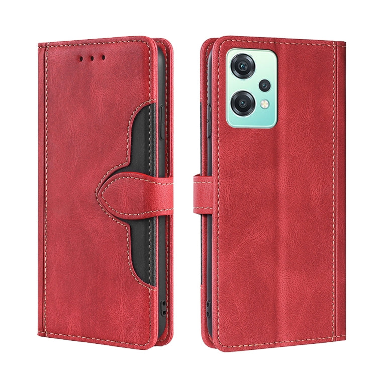 Skin Feel Magnetic Buckle Leather Phone Case