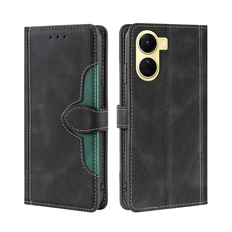 Skin Feel Magnetic Buckle Leather Phone Case, For Motorola Moto E32 India/E22s 4G Global, For OPPO A17, For OPPO K10x 5G, For Realme C33 4G, For vivo V25 5G/V25e 5G, For vivo Y16 4G/Y02s 4G, For vivo Y55 4G, For Samsung Galaxy A04s