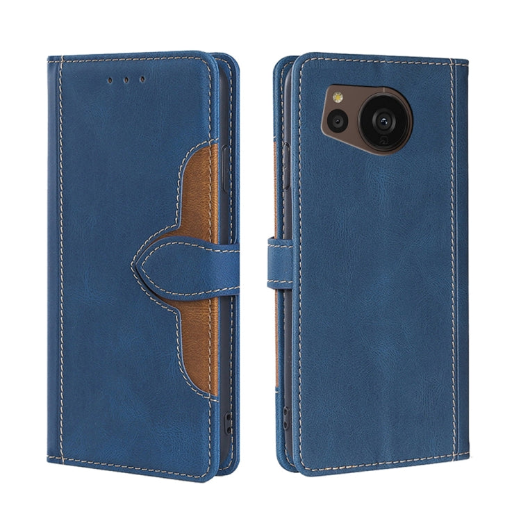 Skin Feel Magnetic Buckle Leather Phone Case, For Sharp Aquos sense7 plus, For Xiaomi Civi 2 5G, For Xiaomi Poco M5 4G