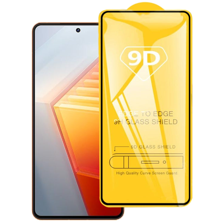 For vivo iQOO 11 9D Full Glue Full Screen Tempered Glass Film, For vivo iQOO 11 (1 PC)