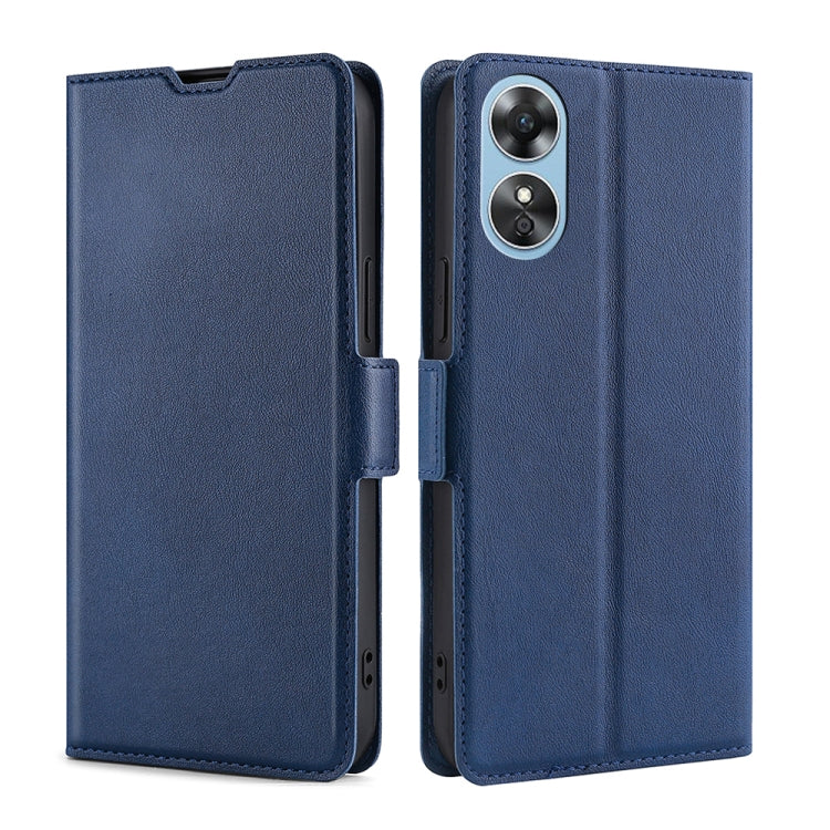 Ultra-thin Voltage Side Buckle Horizontal Flip Leather Phone Case
