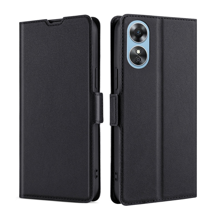 Ultra-thin Voltage Side Buckle Horizontal Flip Leather Phone Case