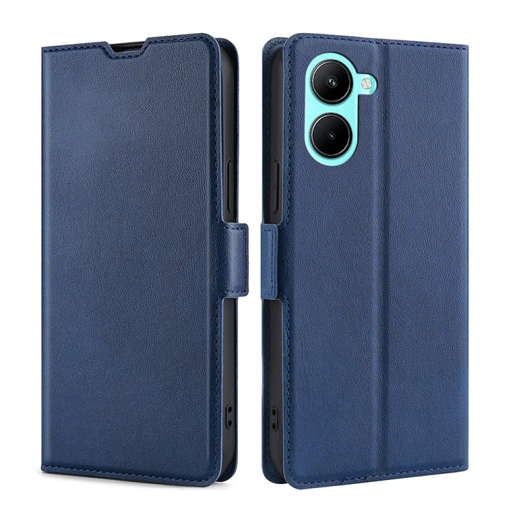 Ultra-thin Voltage Side Buckle Horizontal Flip Leather Phone Case