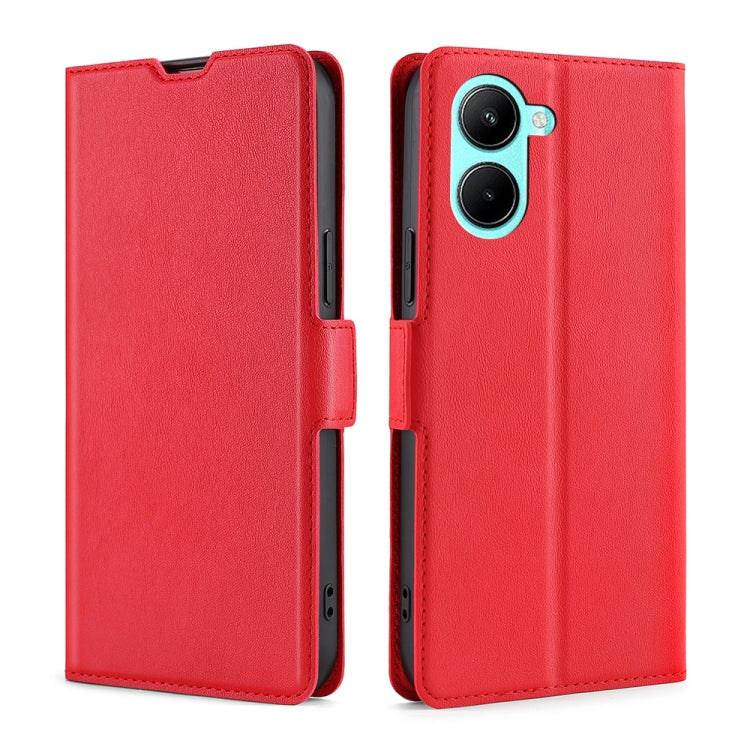 Ultra-thin Voltage Side Buckle Horizontal Flip Leather Phone Case