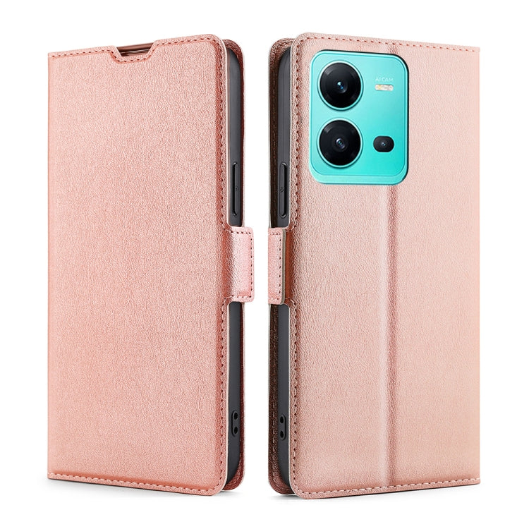 Ultra-thin Voltage Side Buckle Horizontal Flip Leather Phone Case