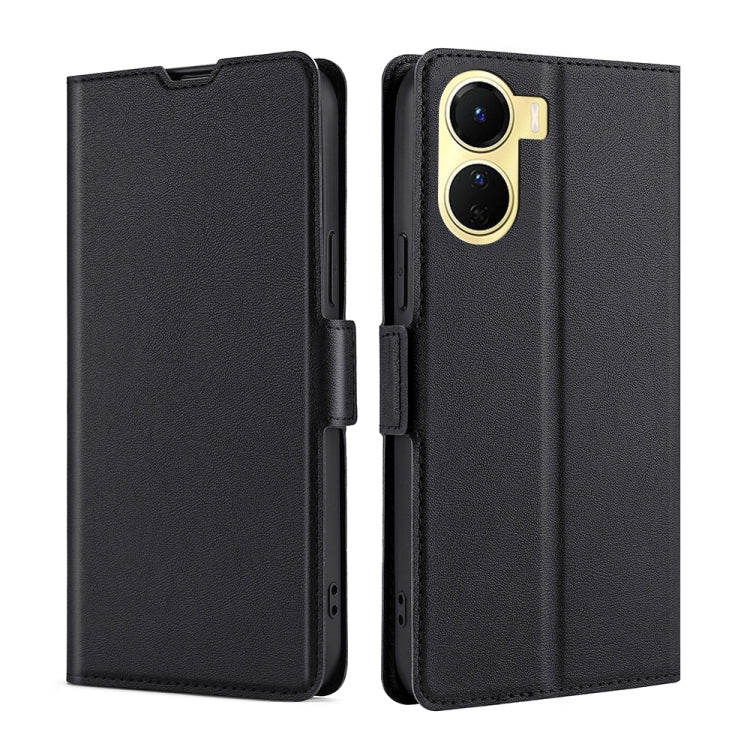 Ultra-thin Voltage Side Buckle Horizontal Flip Leather Phone Case