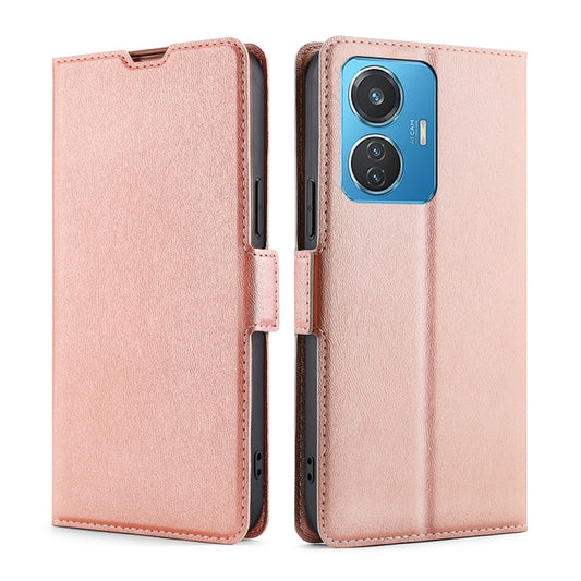 Ultra-thin Voltage Side Buckle Horizontal Flip Leather Phone Case, For vivo Y55 4G, For Samsung Galaxy A04s, For Sharp Aquos sense7 Plus, For Xiaomi Civi 2 5G, For Xiaomi Poco M5 4G