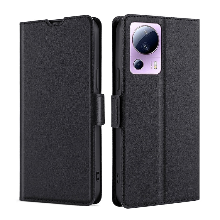 Ultra-thin Voltage Side Buckle Horizontal Flip Leather Phone Case