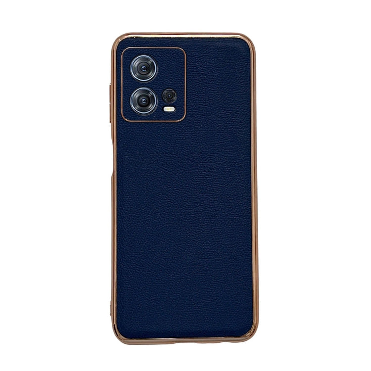 Genuine Leather Luolai Series Nano Plating Phone Case