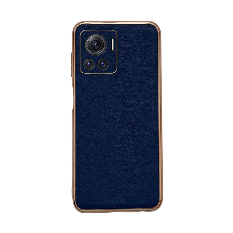 Genuine Leather Luolai Series Nano Plating Phone Case