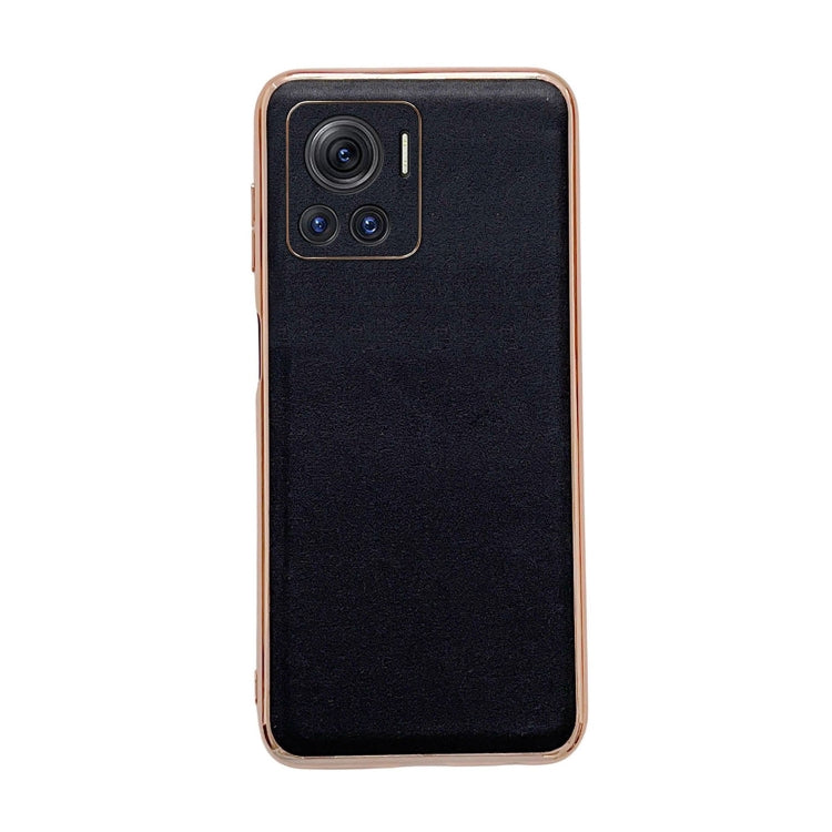 Genuine Leather Xiaoya Series Nano Plating Phone Case, For OPPO Find X5, For Motorola Moto S30 Pro, For OPPO Find X5 Pro, For Motorola Moto X30 Pro / Edge 30 Ultra