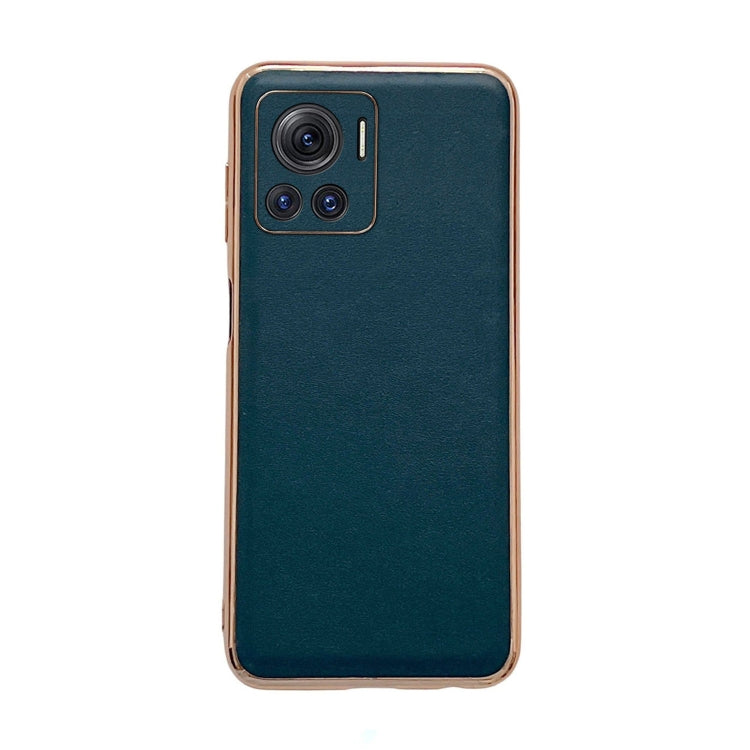 Genuine Leather Xiaoya Series Nano Plating Phone Case, For OPPO Find X5, For Motorola Moto S30 Pro, For OPPO Find X5 Pro, For Motorola Moto X30 Pro / Edge 30 Ultra