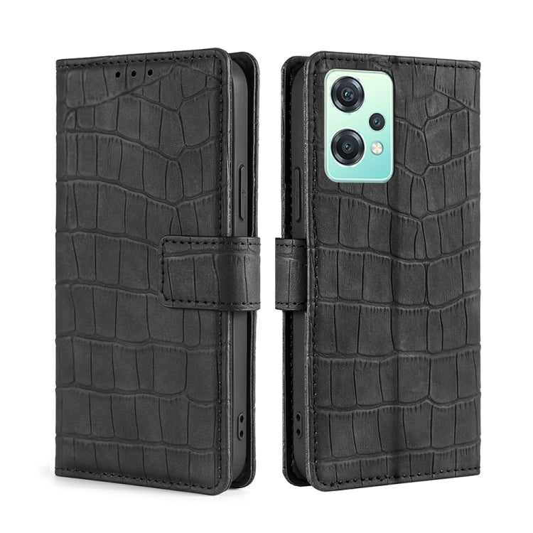 Skin Feel Crocodile Magnetic Clasp Leather Phone Case, For Motorola Moto E32 India/E22s 4G Global, For OPPO A17, For OPPO K10x 5G, For Realme C33 4G, For vivo V25 5G/V25e 5G/X80 Lite, For vivo Y16 4G/Y02s 4G, For vivo Y55 4G, For Samsung Galaxy A04s