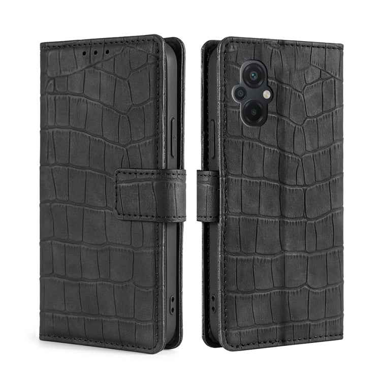 Skin Feel Crocodile Magnetic Clasp Leather Phone Case, For Sharp Aquos sense7 Plus, For Xiaomi Civi 2 5G, For Xiaomi Poco M5 4G