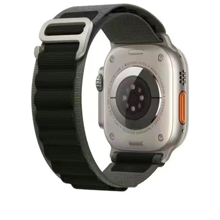 Breathable Two-color Nylon Watch Band For Apple Watch, Ultra 49mm / Series 8&amp;7 45mm / SE 2&amp;6&amp;SE&amp;5&amp;4 44mm / 3&amp;2&amp;1 42mm, Series 8&amp;7 41mm / SE 2&amp;6&amp;SE&amp;5&amp;4 40mm / 3&amp;2&amp;1 38mm