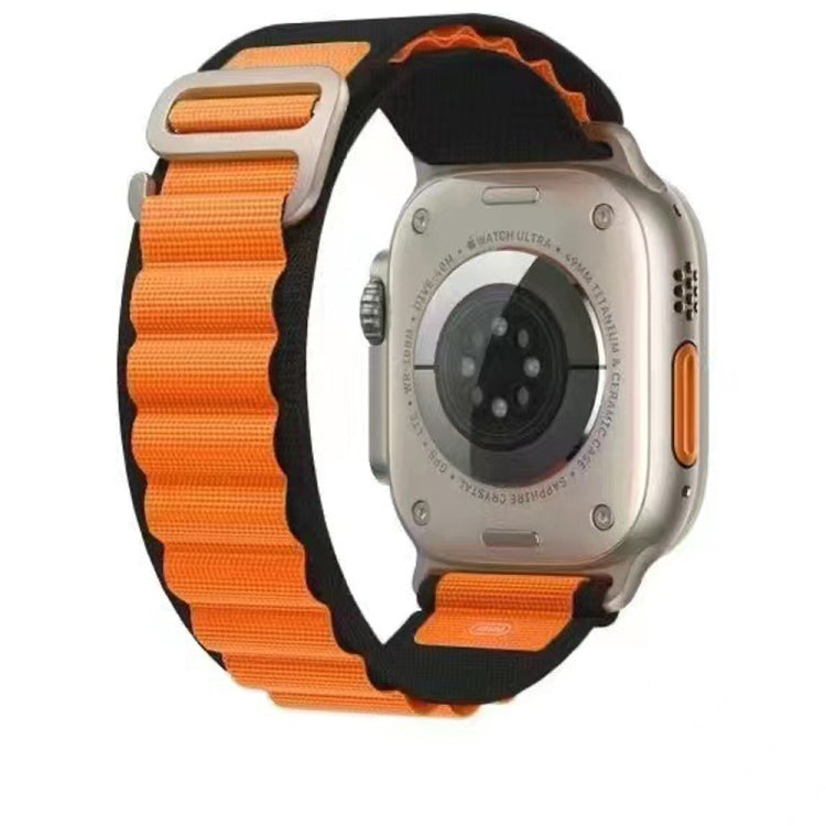 Breathable Two-color Nylon Watch Band For Apple Watch, Ultra 49mm / Series 8&amp;7 45mm / SE 2&amp;6&amp;SE&amp;5&amp;4 44mm / 3&amp;2&amp;1 42mm, Series 8&amp;7 41mm / SE 2&amp;6&amp;SE&amp;5&amp;4 40mm / 3&amp;2&amp;1 38mm