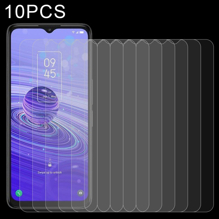 For OPPO A98 / A58 4G 10pcs 0.26mm 9H 2.5D Tempered Glass Film, For OPPO A98 / A58 4G (10 PCS), For Huawei nova Y61 / Enjoy 50z (10 PCS), For TCL 40 R 5G (10 PCS)