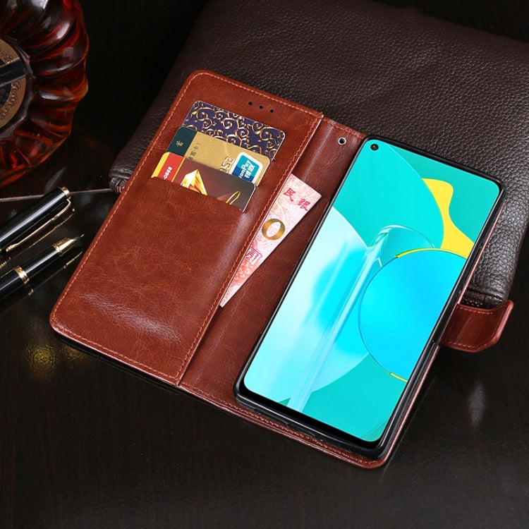 idewei Crazy Horse Texture Horizontal Flip Leather Case with Holder &amp; Card Slots &amp; Wallet, For Huawei Honor 30S, For Huawei Honor Play 4T Pro, For iPhone SE 2022 / SE 2020, For Nokia C1