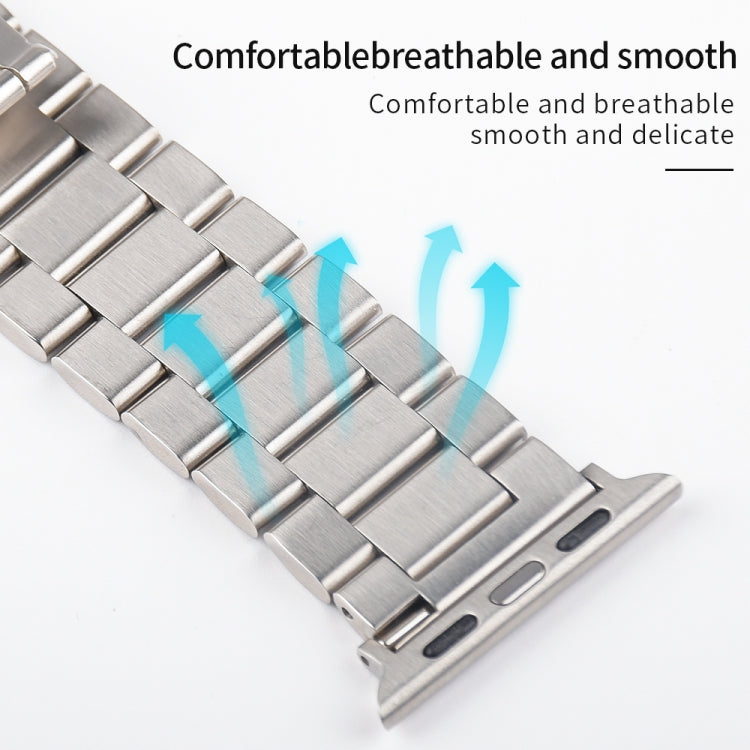 Strains Metal Watch Band, For Apple Watch Ultra 49mm / Series 8&amp;7 45mm / SE 2&amp;6&amp;SE&amp;5&amp;4 44mm / 3&amp;2&amp;1 42mm, For Apple Watch Series 8&amp;7 41mm / SE 2&amp;6&amp;SE&amp;5&amp;4 40mm / 3&amp;2&amp;1 38mm