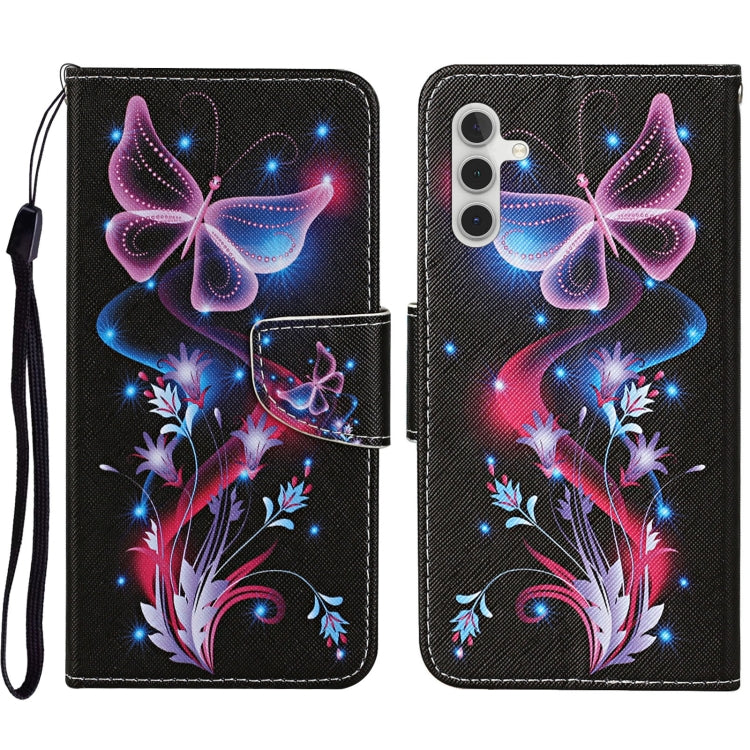 Colored Drawing Pattern Leather Phone Case, For Samsung Galaxy A14 5G