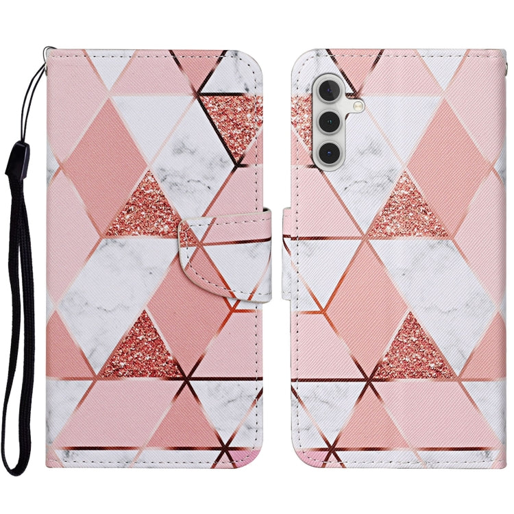 Colored Drawing Pattern Leather Phone Case, For Samsung Galaxy A14 5G