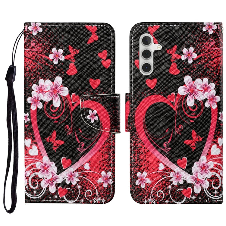 Colored Drawing Pattern Leather Phone Case, For Samsung Galaxy A14 5G