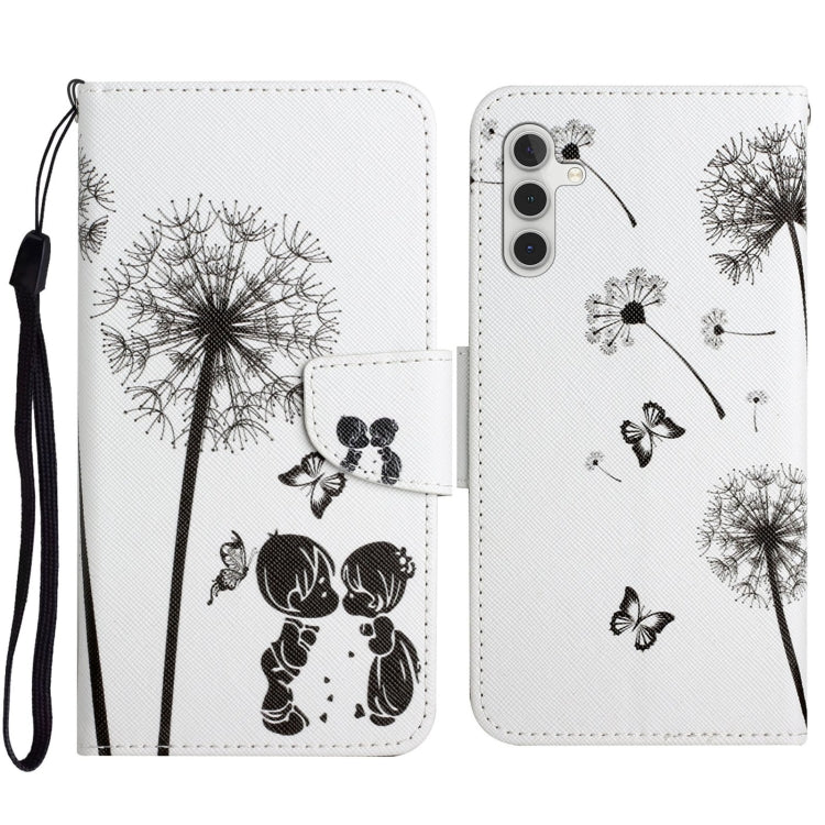 Colored Drawing Pattern Leather Phone Case