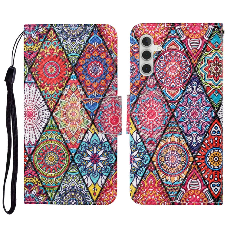 Colored Drawing Pattern Leather Phone Case, For Samsung Galaxy A14 5G