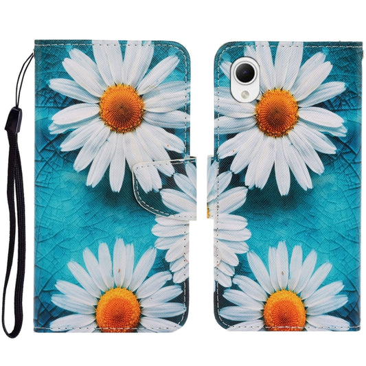 Colored Drawing Pattern Leather Phone Case, For Samsung Galaxy A23e