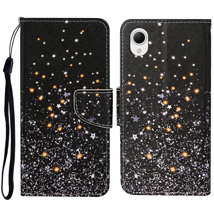 Colored Drawing Pattern Leather Phone Case, For Samsung Galaxy A23e