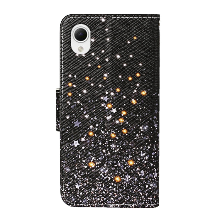Colored Drawing Pattern Leather Phone Case